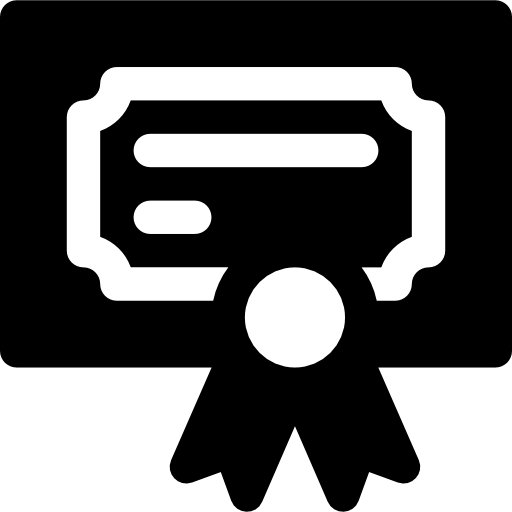 certificado icono gratis