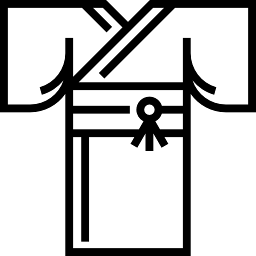 Kimono Detailed Straight Lineal icon