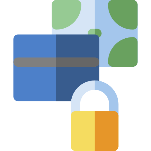 seguridad de pago icono gratis
