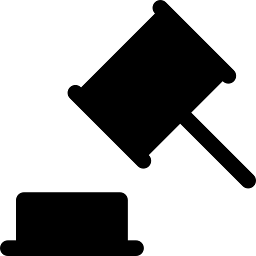 subasta icono gratis