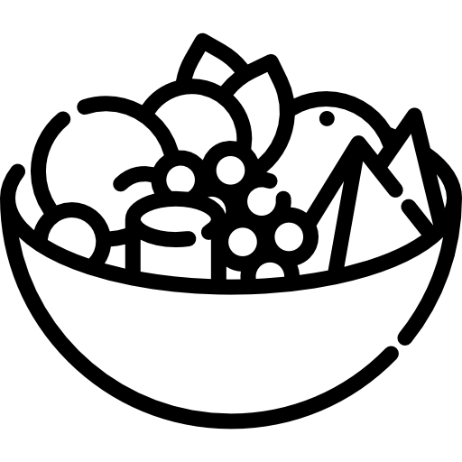 ensalada de frutas icono gratis