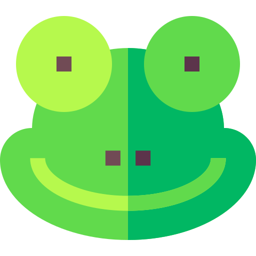 Frog Basic Straight Flat icon