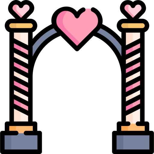 Wedding arch free icon