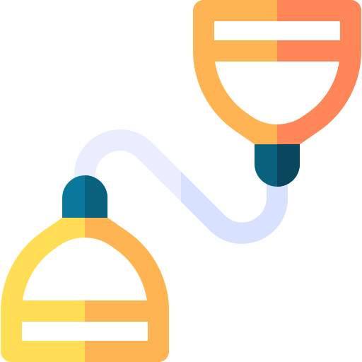 Resistance Band Basic Rounded Flat Icon