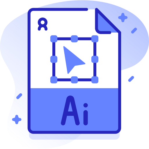 formato de archivo ai icono gratis