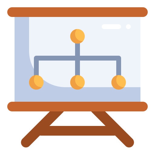 diagrama de flujo icono gratis