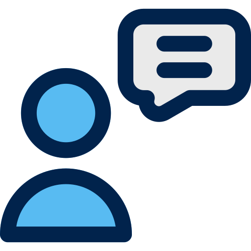 Customer question Generic Outline Color icon