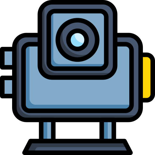 Action Camera Generic Outline Color Icon