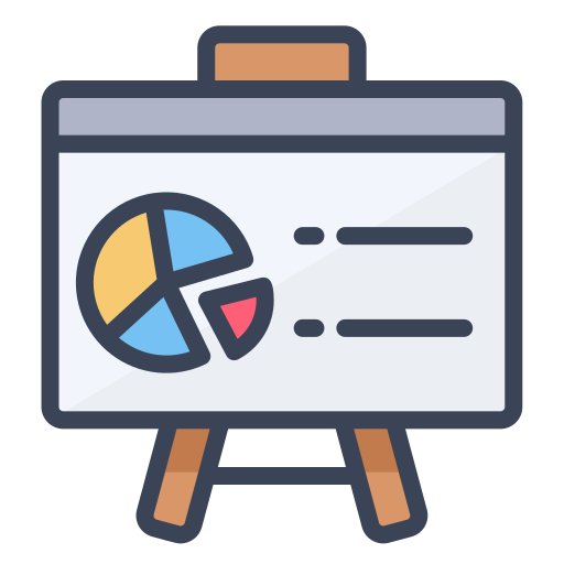 Presentation Generic Outline Color icon