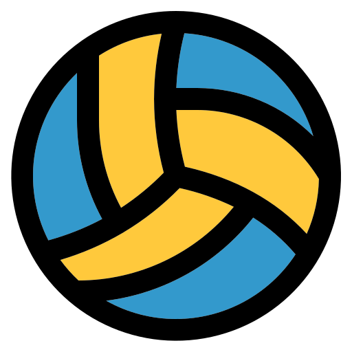 Voleyball Generic Outline Color icon