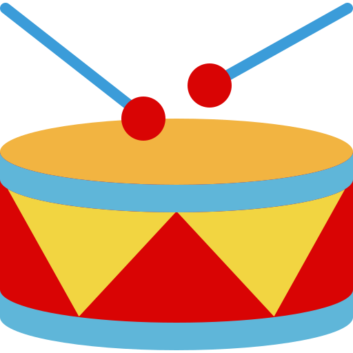 Drum Generic Flat icon