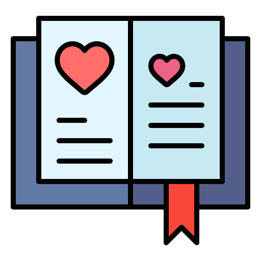 Open book Generic Outline Color icon