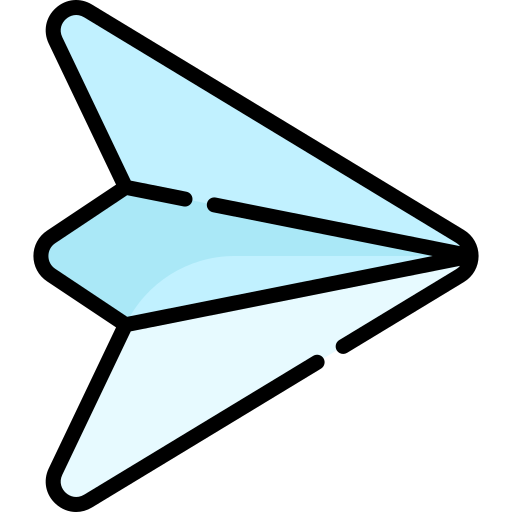 avião de papel grátis ícone