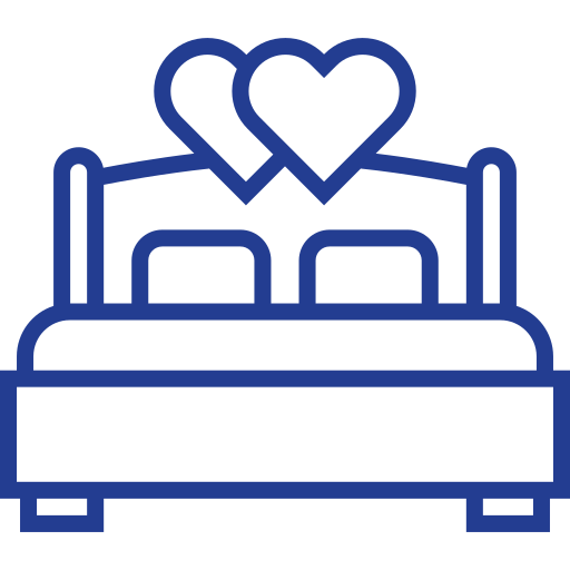 cama matrimonial icono gratis