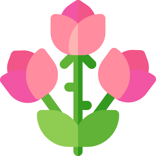 Rose Basic Rounded Flat icon