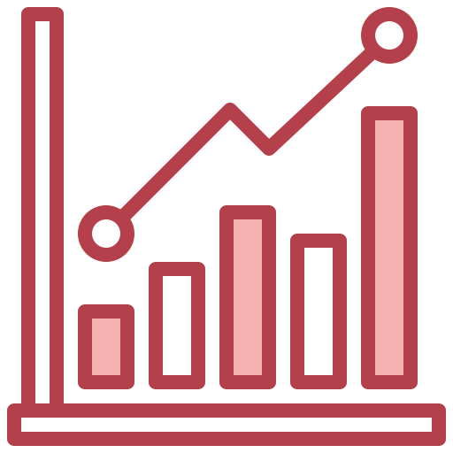 gráfico de barras icono gratis