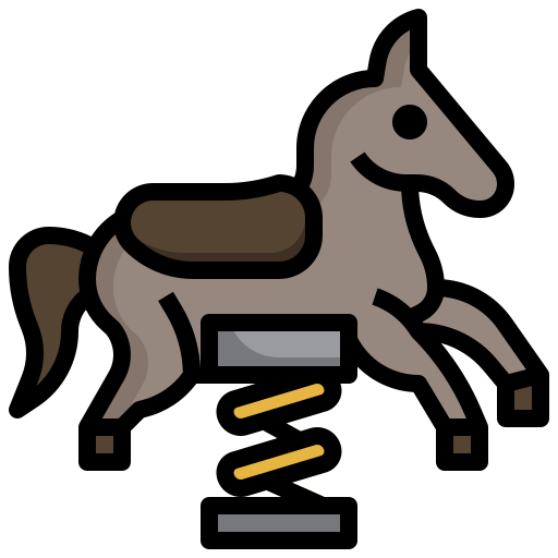 Horse Surang Lineal Color icon