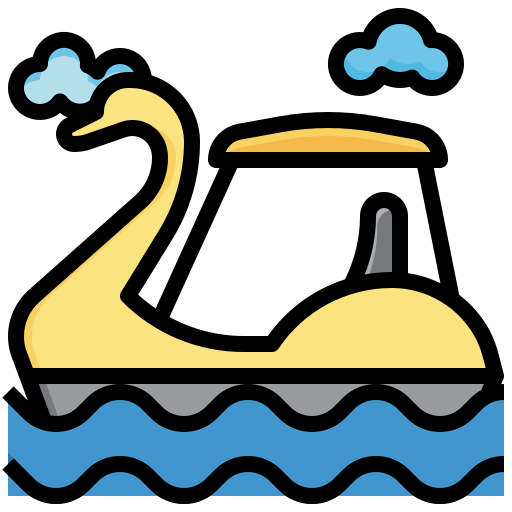 barco cisne icono gratis