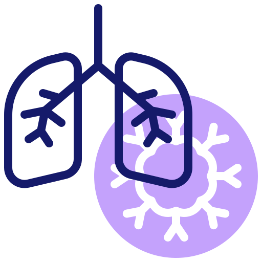 pulmones humanos icono gratis