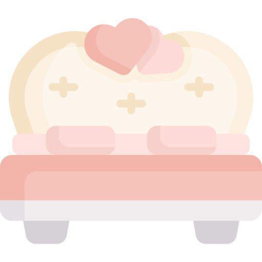 cama matrimonial icono gratis