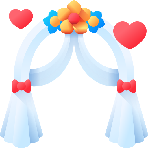 arco de boda icono gratis