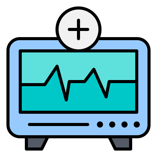 monitor de pulso cardiaco icono gratis