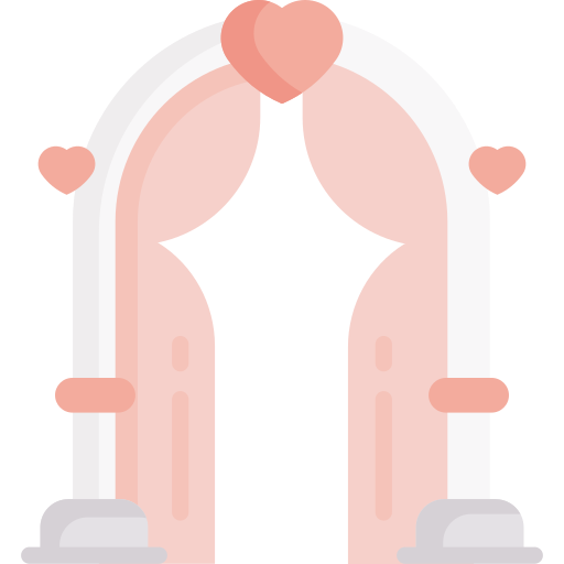 arco de boda icono gratis