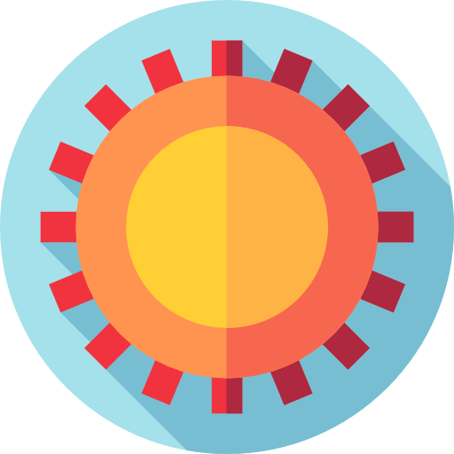 Sun free icon