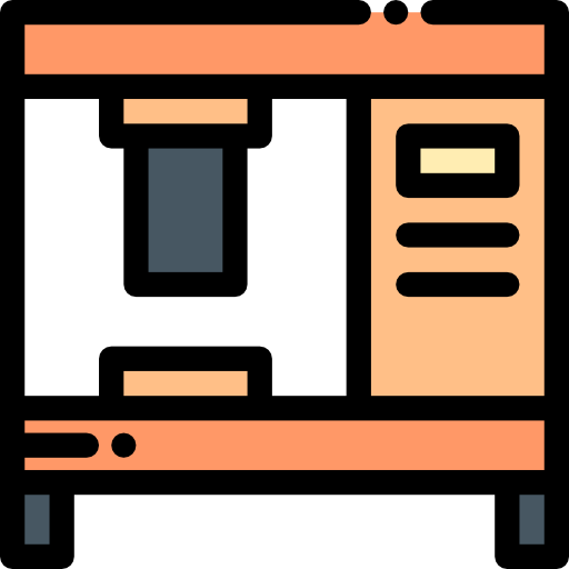 Press machine Detailed Rounded Lineal color icon