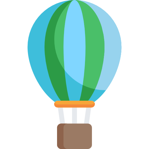 Hot air balloon Special Flat icon