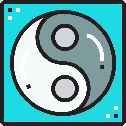 yin yang icono gratis