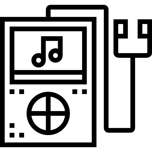 reproductor de música icono gratis