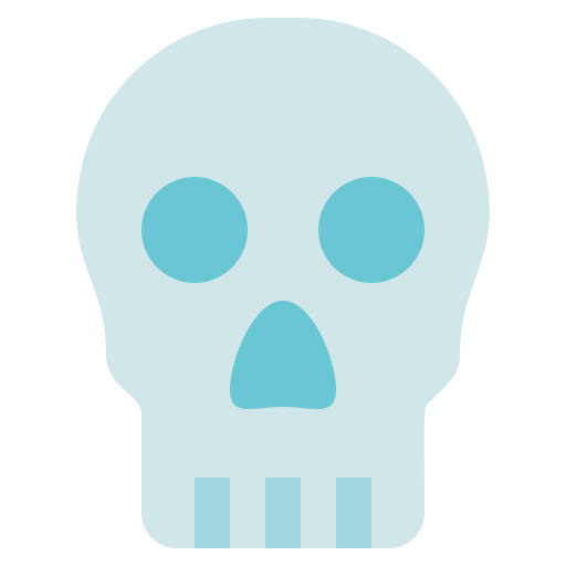 Skull Generic Blue icon