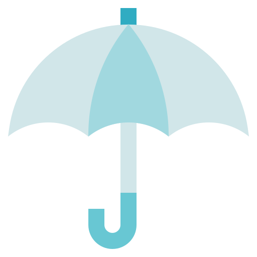 Umbrella Generic Blue icon