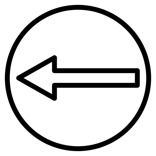Arrow left free icon