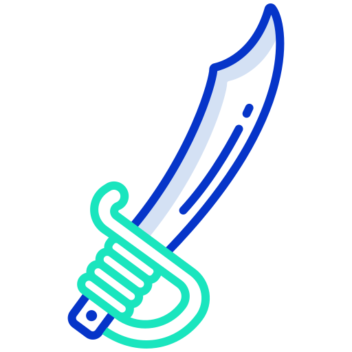 Machete Icongeek26 Outline Colour Icon