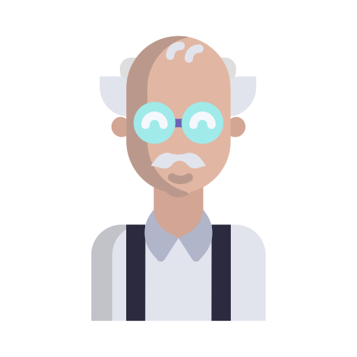 Old man Icongeek26 Flat icon