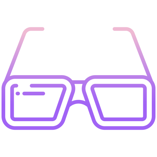 Eyeglass Icongeek26 Outline Gradient icon