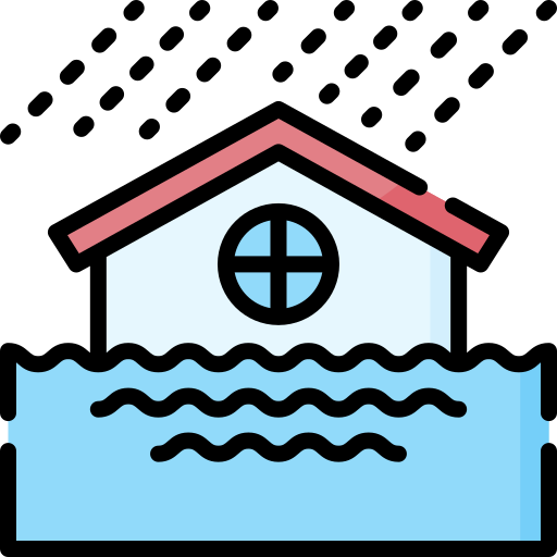 Flood Special Lineal color icon