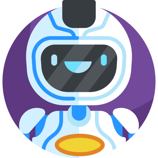 Robot Detailed Flat Circular Flat icon