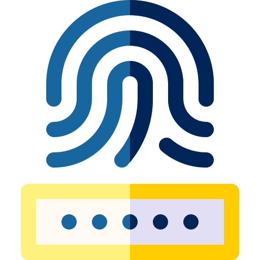 Biometrics Basic Rounded Flat Icon