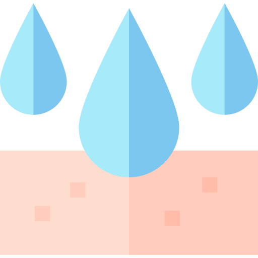 peau hydratée Icône gratuit peau hydratée Icône gratuit