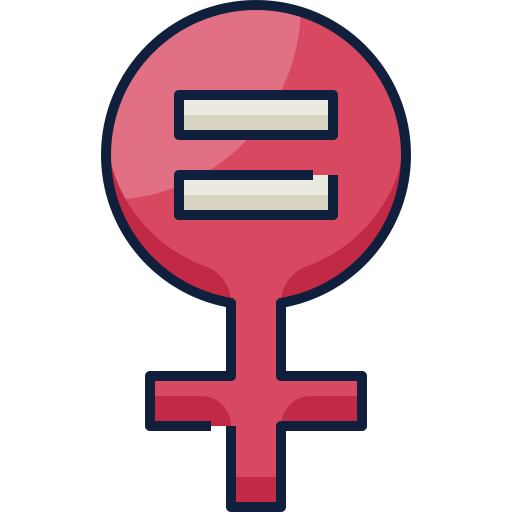 Gender equality Generic Outline Color icon