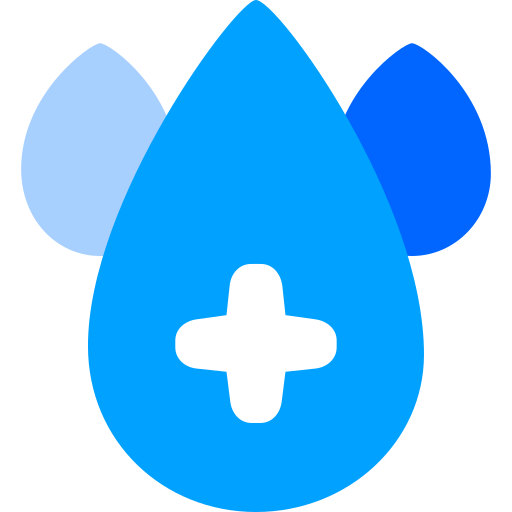 Blood drop Generic Blue icon