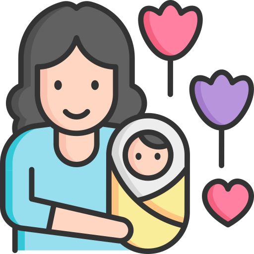 Mother and Baby PNG  Mom art, Mother and baby images, Baby icon