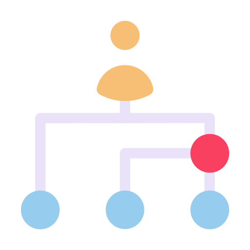 estructura de jerarquía icono gratis