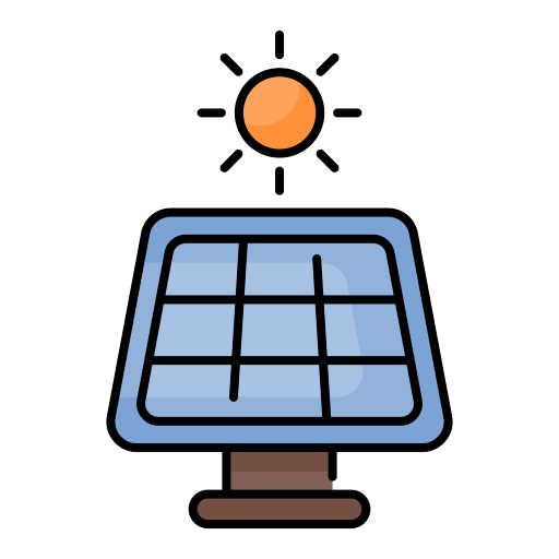 Solar panel Generic Outline Color icon