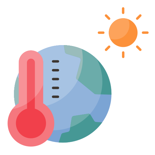 calentamiento global icono gratis