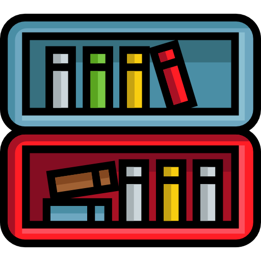 Книжные полки бесплатно иконка