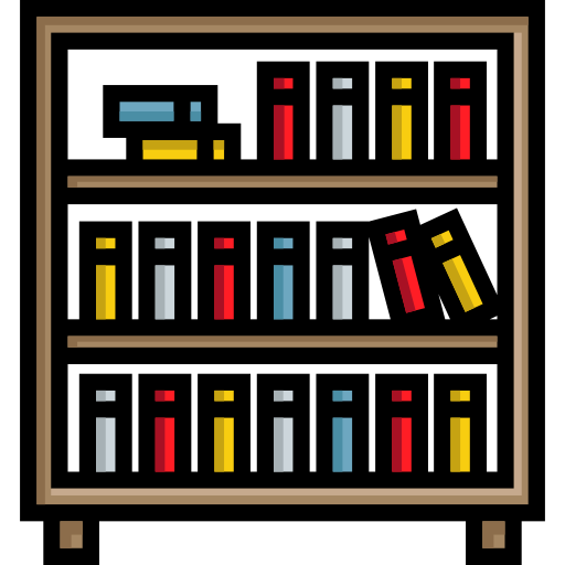 책장 무료 아이콘